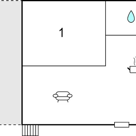 1 Bedroom Cozy In *